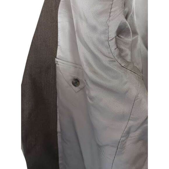 New Lauren Ralph Lauren Men’s 46R Brown Wool Sport Coat Jacket Blazer - Picture 10 of 15